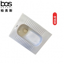 連體方形蹲廁  后進前出